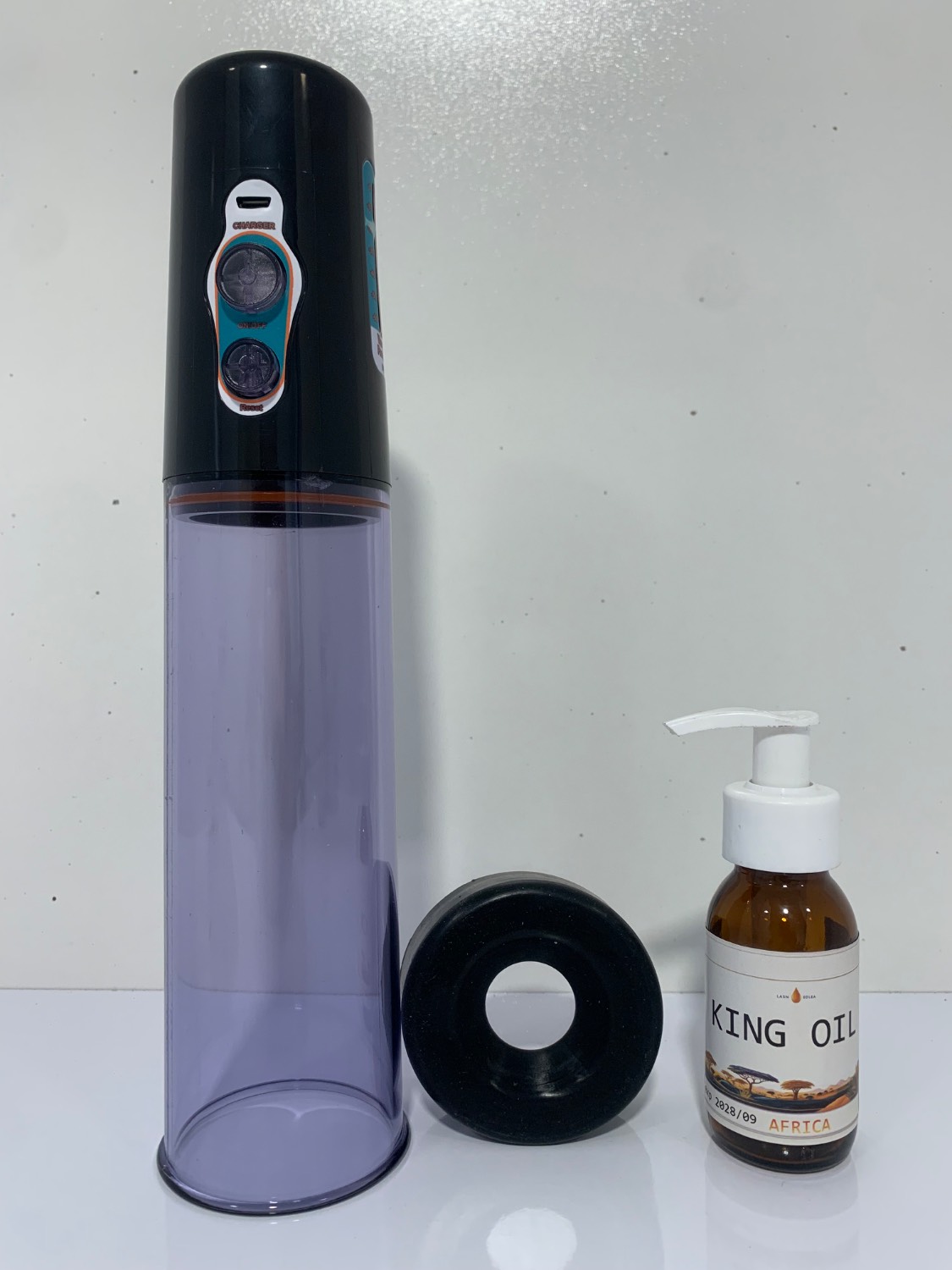 روغن کینگ به همراه بادکش شارژی