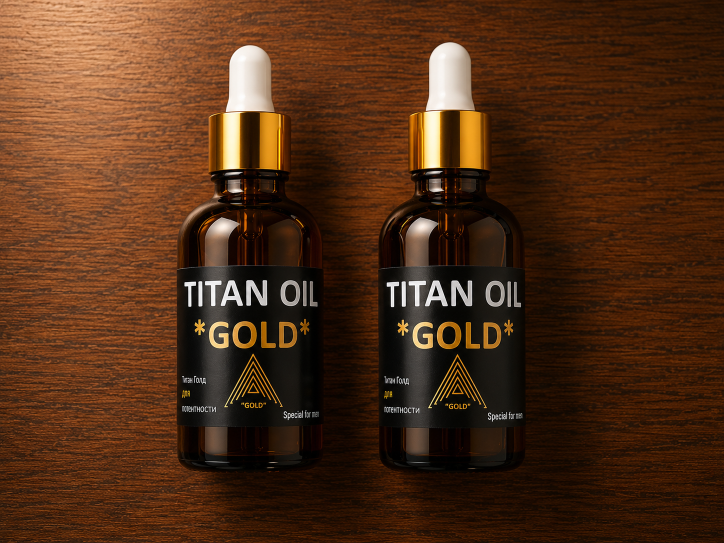 پک دو عددی روغن تیتان حجم دهنده آقایان و بانوان ساخت روسیه 60 میل