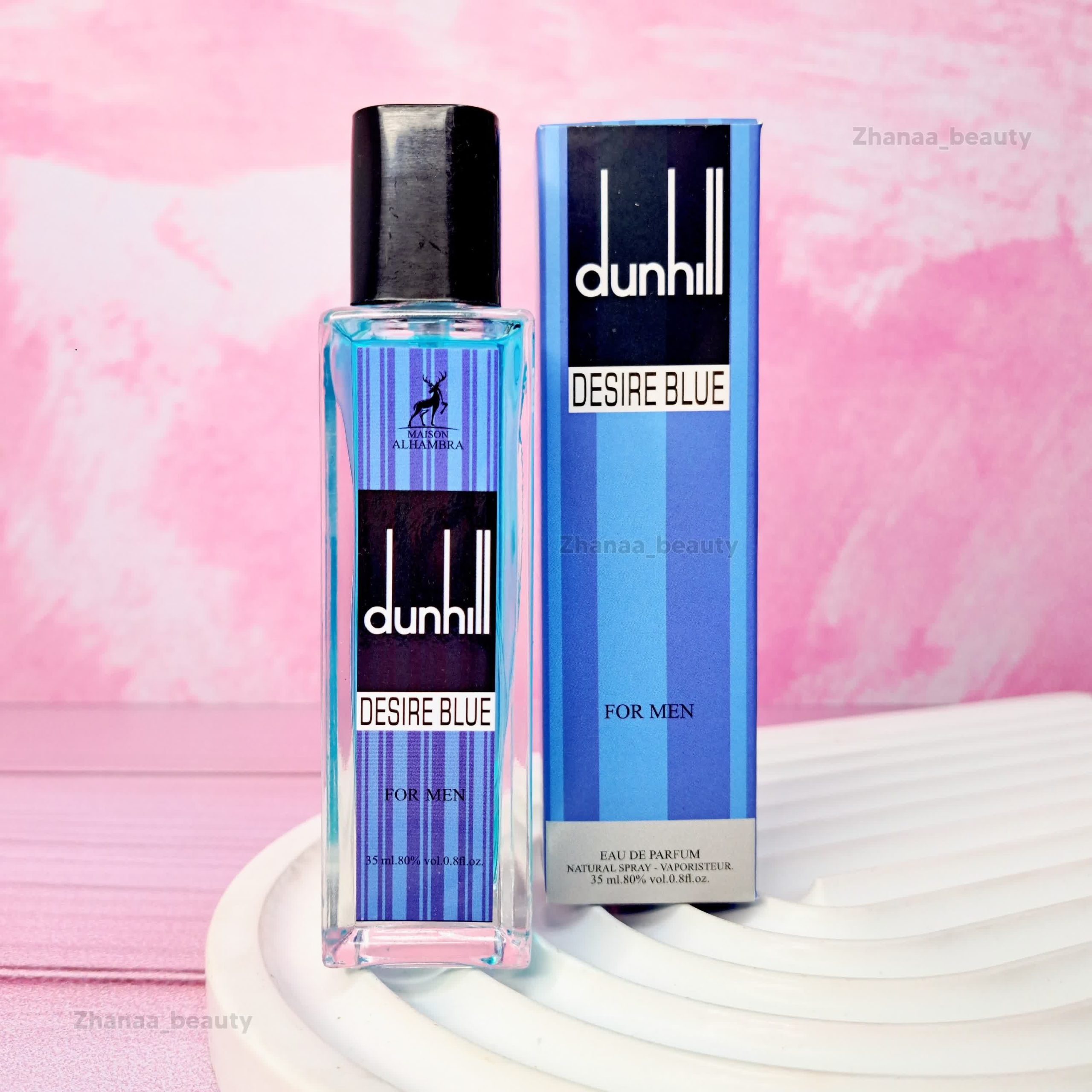 عطر ادوپرفیوم مردانه الحمبرا دانهیل دیزایر بلو حجم ۳۵ میل